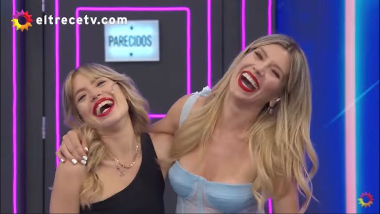 La sorpresa de Laurita Fernández al ver a su doble en Bienvenidos a Bordo