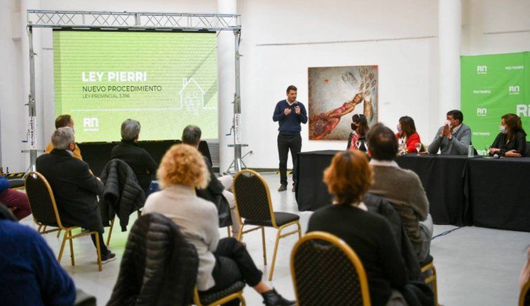 Buteler presentó el nuevo procedimiento de la Ley Pierri en Cipolletti