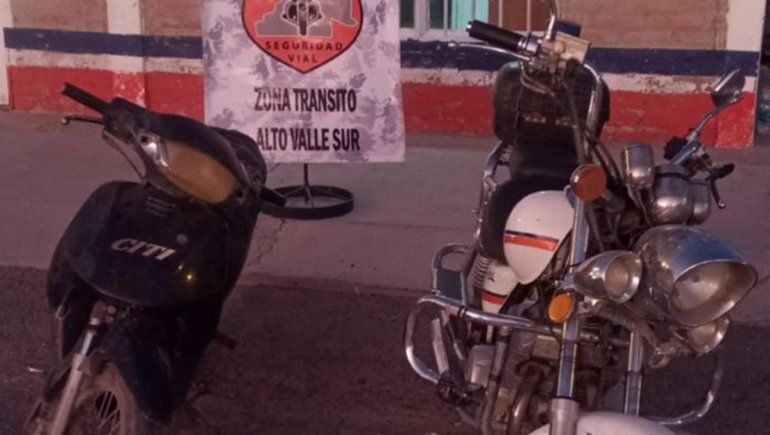 Secuestraron una moto y retuvieron cargamento ilegal de álamos