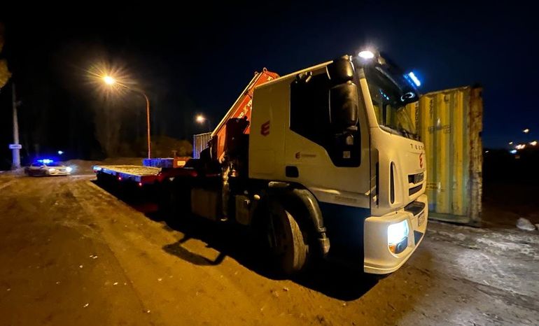 Un imputado por el robo del contenedor en el barrio El Manzanar