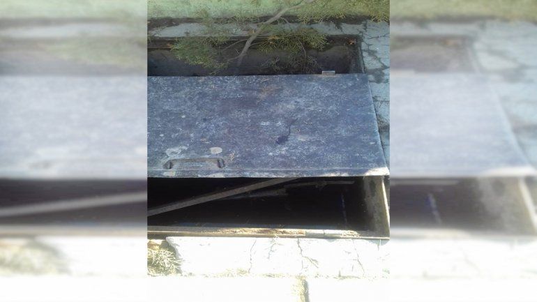 Un pozo séptico sin tapa, un riesgo para los vecinos de las 1.200