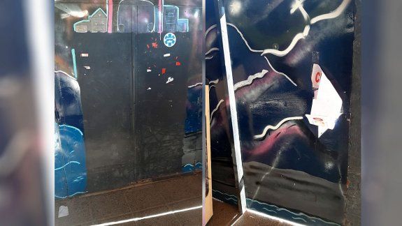 En Barbazul rompieron las fajas de clausura que puso la Muni