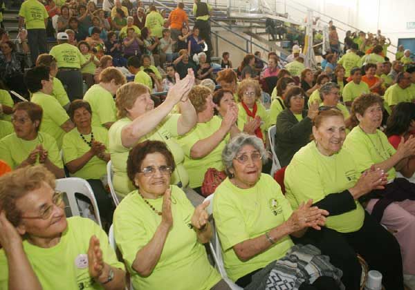 Los adultos mayores dan el ejemplo