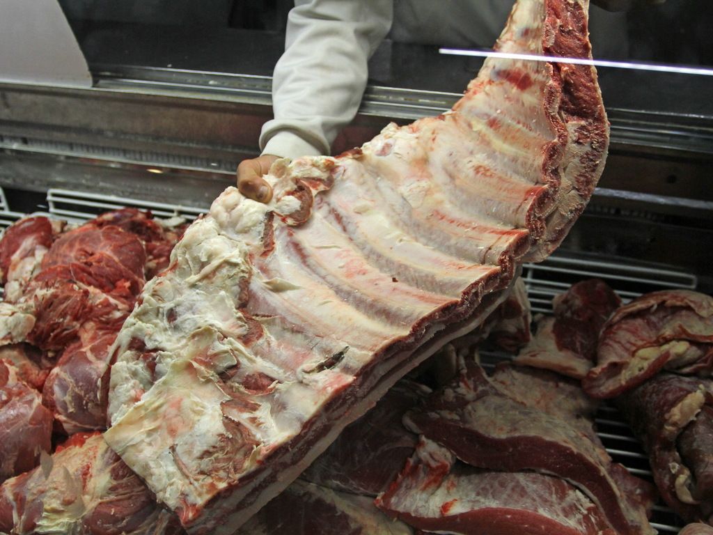 El asado, corte tan valorado en la región al sur del río Colorado.
