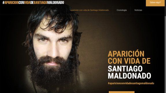 Ahora buscan a Maldonado por desaparición forzada