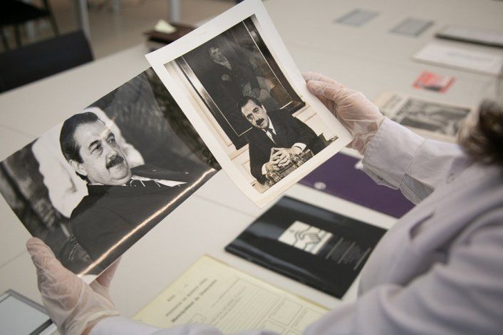 El archivo del expresidente Alfonsín es patrimonio de Nación.