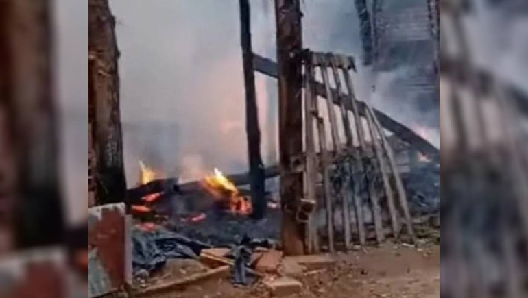 Video: Un incendio dejó a una familia sin nada y necesitan ayuda