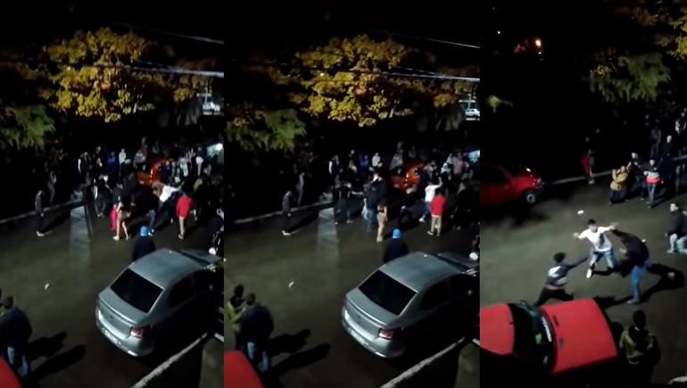 Se agarraron a piñas a la salida de un boliche