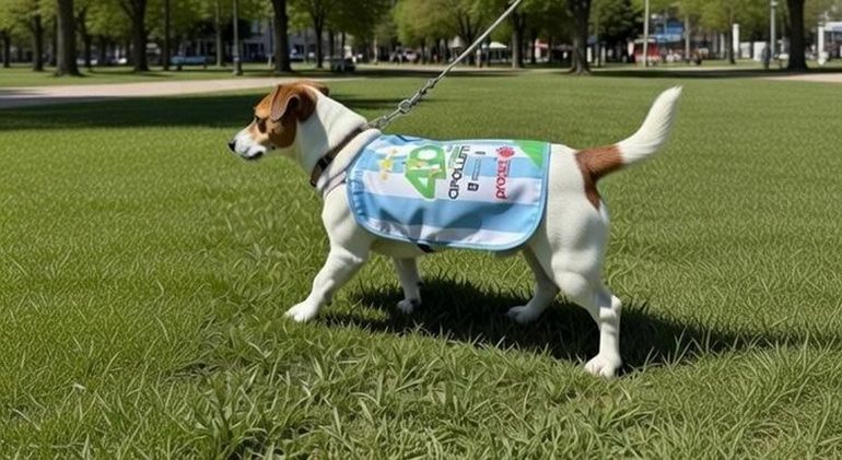 Las pecheras para los perros se entregarán el viernes 6 de marzo.