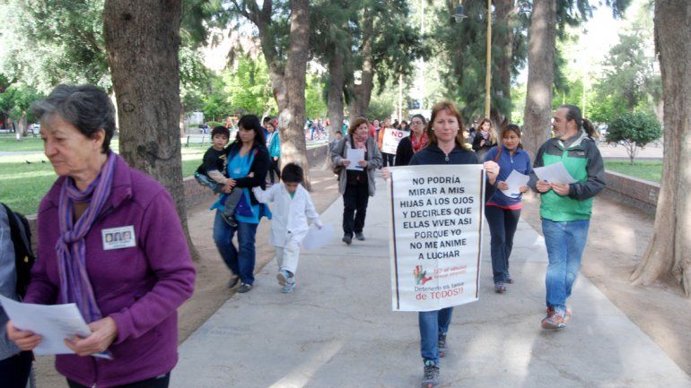 El reclamo de castigo a los violadores es permanente en la provincia.
