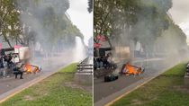 marcha de jubilados en congreso: impresionante disparo a un fotografo que esta grave y lucha por su vida