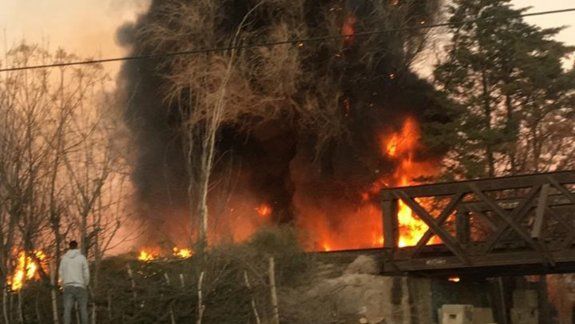 El incendio del vivero se reactivó dos veces ayer