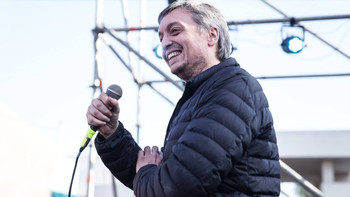 maximo kirchner envio otro mensaje en la interna