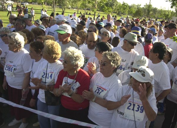 Comienzan los juegos para los adultos mayores