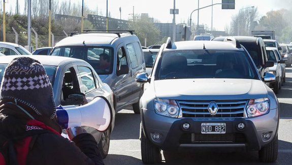 La protesta fue entre las 12 y las 14, aunque el tránsito se normalizó a las 15.