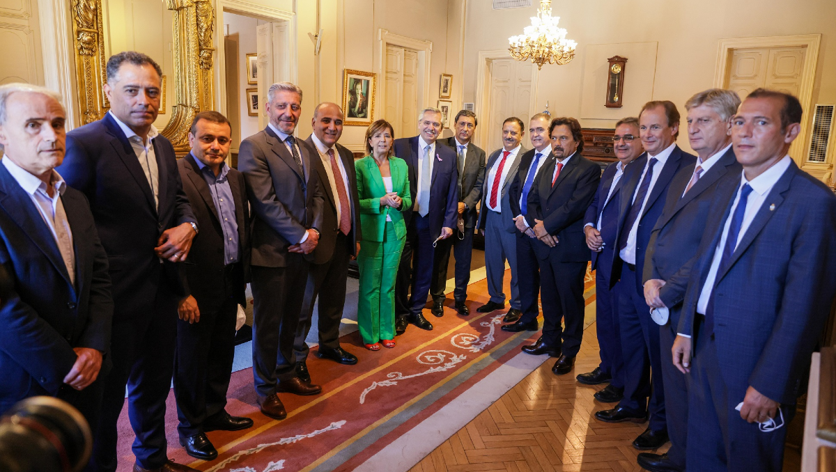 Carreras y Gutiérrez se reunieron con Alberto Fernández