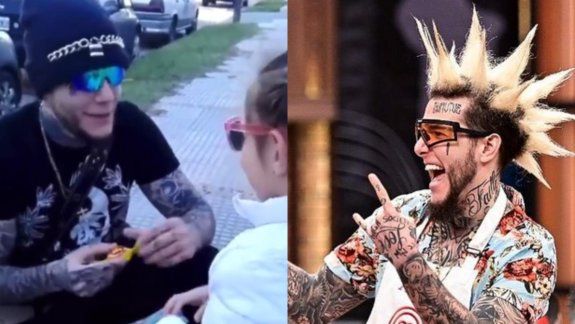 Alex Caniggia se hizo viral por un gesto impensado con una nena