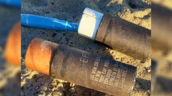 encontraron un explosivo en playas del nahuel huapi