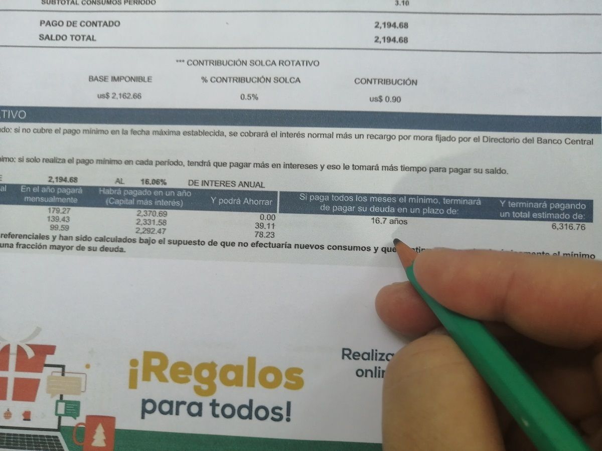 Fundamental revisar los vencimientos de las tarjetas para evitar intereses.