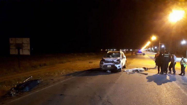 El motociclista murió en la Ruta 151 tras chocar contra una camioneta.&nbsp;