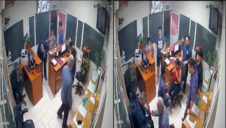 El bombero relató que la bebé no tenía pulso, en el video se ve cómo tenía su brazo suelto. Además, llegó con los ojos dado vuelta y apenas jadeaba.