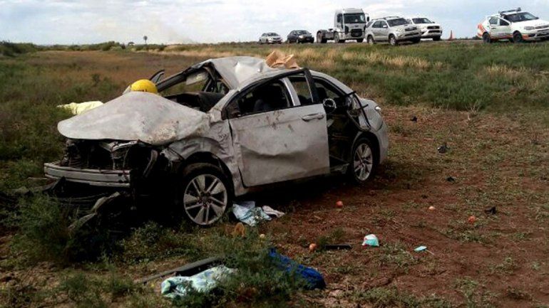 Una mujer de 92 años murió en un vuelco sobre la Ruta 151