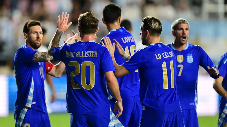 La Selección Argentina ganó 5 a 0.
