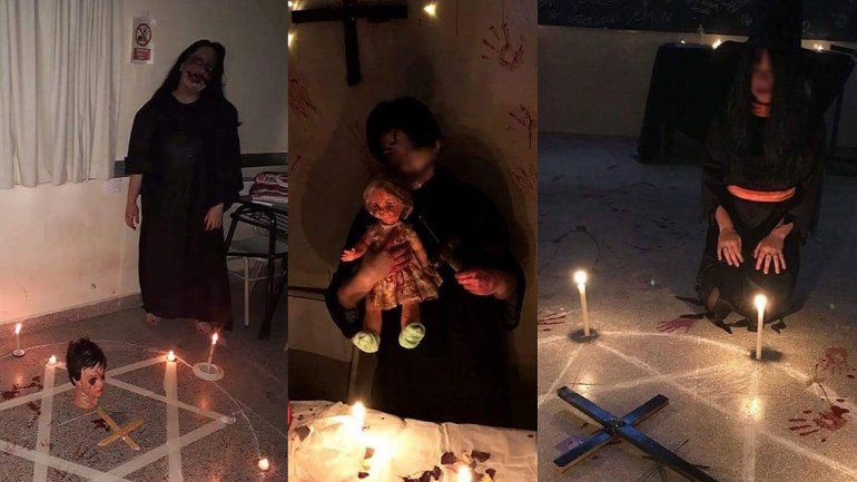 Alumnos del CEM 17 recrearon escenas de películas de terror. Les salieron muy bien