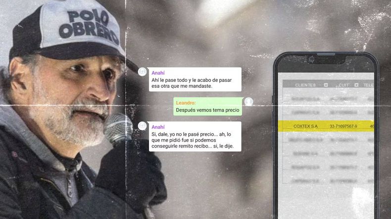 La ruta del dinero del Polo Obrero: un chat muestra cómo utilizaron facturas truchas para desviar fondos