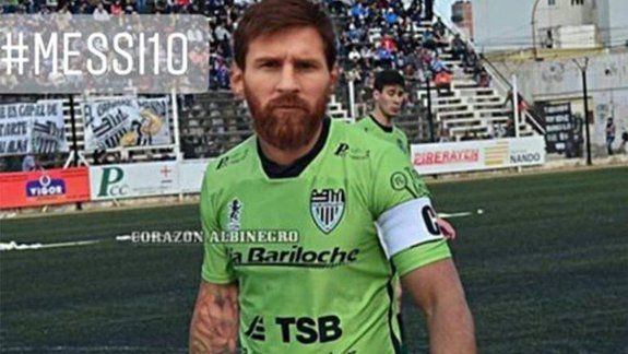 El meme de Messi albinegro que se viralizó en las redes