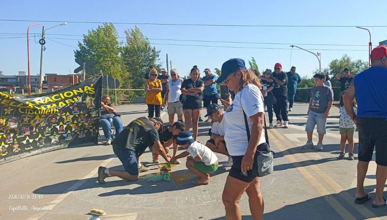 Familiares y amigos de Juan Carlos Huecho