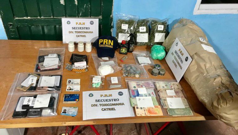 Desarticularon un punto de venta de droga en Catriel