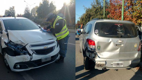 Un suboficial del Ejército quiso sobrepasar al jefe y lo chocó