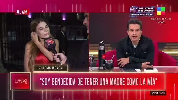 Zulemita Menem habló en LAM sobre los herederos de su padre, el ex presidente Carlos Menem.