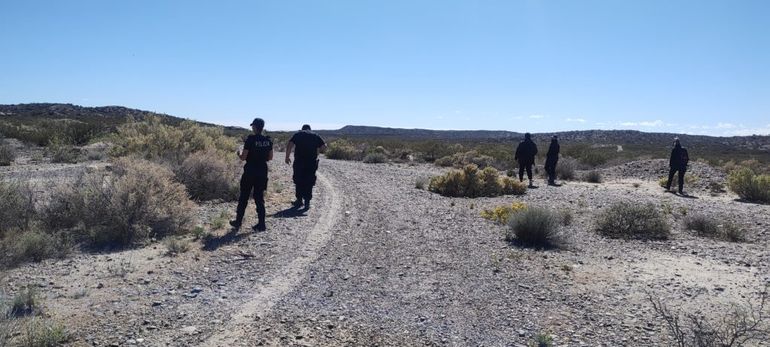 La búsqueda se concentró en la zona Norte del Barrio Fiske Menuco.  La búsqueda se concentró en la zona Norte del Barrio Fiske Menuco.