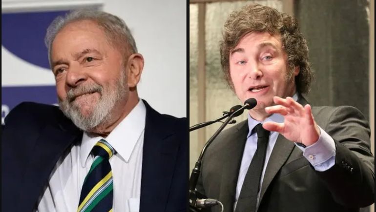 Lula Da Silva y Javier Milei