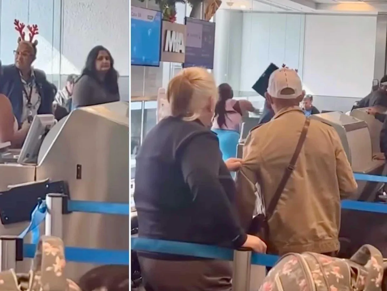Una mujer atacó a una empleada de una aerolínea tras perder a sus hijos en el aeropuerto