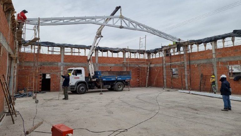 El nuevo edificio de la Escuela 63 tiene casi la mitad de los trabajos terminados