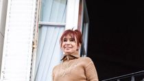 cristina kirchner saludo a la militancia tras el operativo de desalojo frente a su casa
