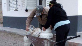 comienza el reparto de garrafas del plan calor gas
