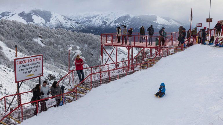 Bariloche disfruta la nieve