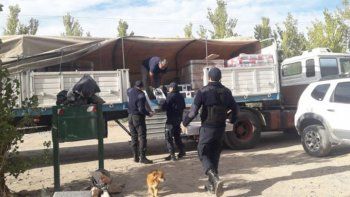 recuperaron mercaderia que habia sido robada 