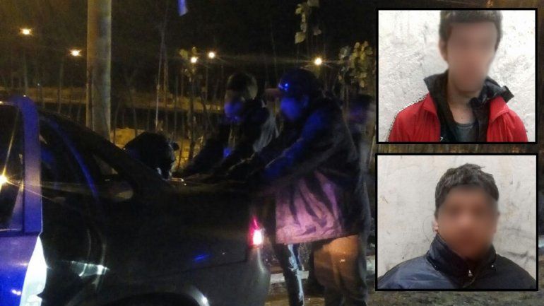 Robaron en una heladería en Cinco Saltos, se dieron a la fuga en un taxi y los atraparon