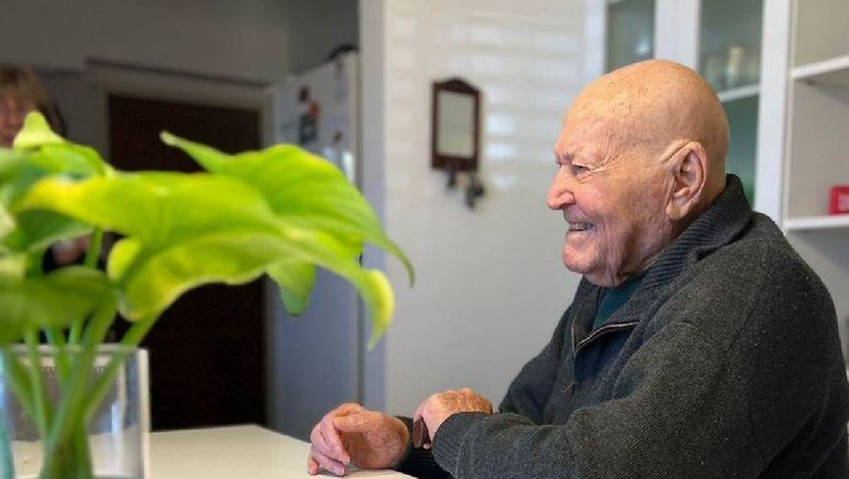 Emilio Lino Gennari, fundador de la bodega Gennari cumple 101 años