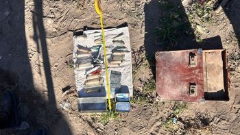 Jeringas, agujas y otros elementos importantes para la causa secuestraron en una casa de Río Colorado. 