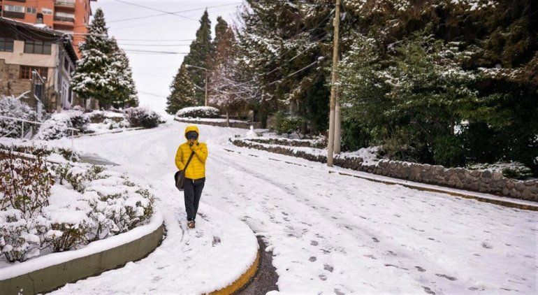 Este jueves, Bariloche fue una de las ciudades más frías del país