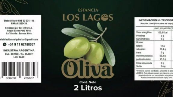 Advierten sobre aceites y aceto prohibidos por la ANMAT