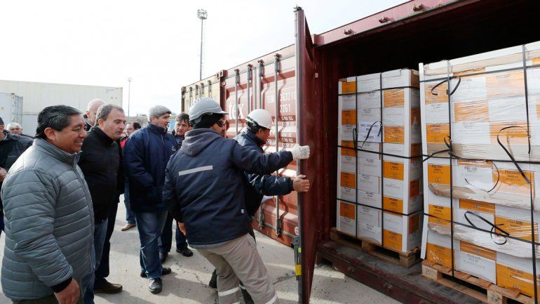 El último embarque desde el puerto de SAE se realizó hace una semana.