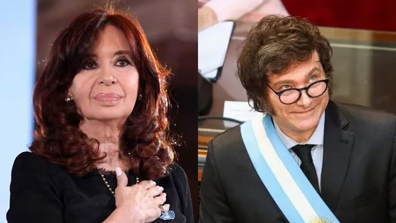 Javier Milei salió al cruce de Cristina Kirchner