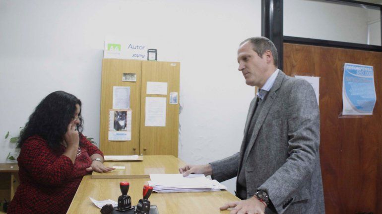 Palmieri no esperó a ser citado. Se presentó ayer en la fiscalía y presentó documentación para negar la acusación. 